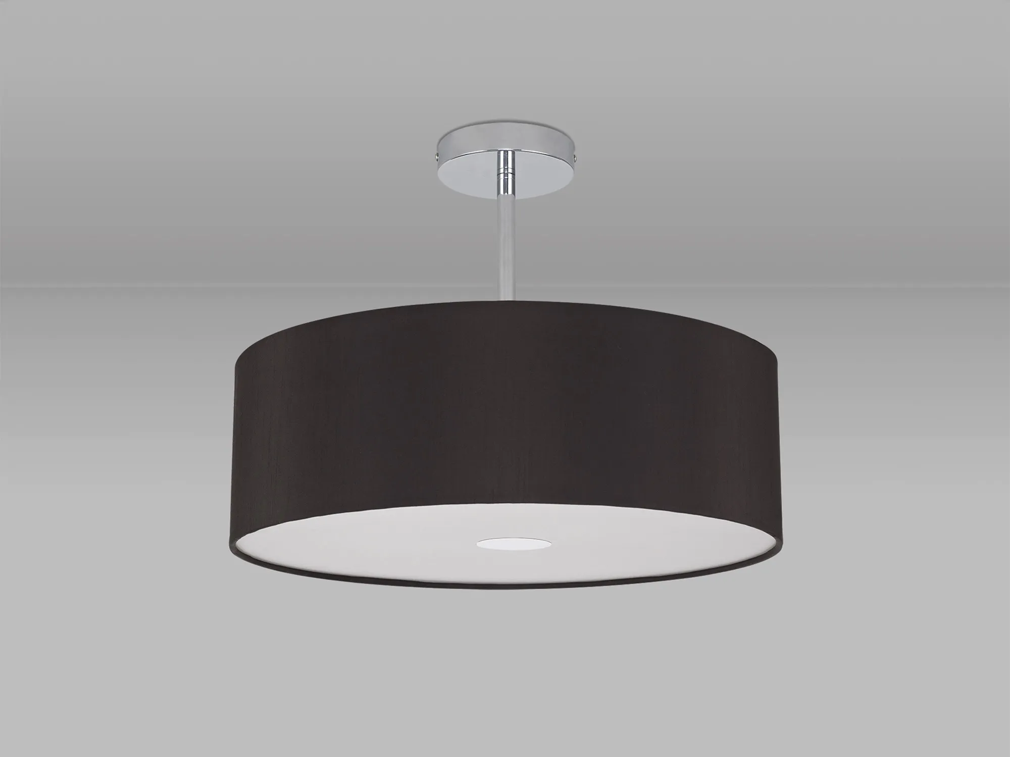 Universal 40cm Frosted Acrylic Diffuser Chrome Centre White D0319  Deco Universal